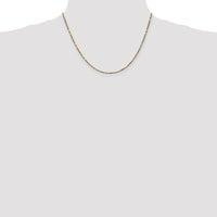 14k 1.8mm D/C Milano Rope Chain