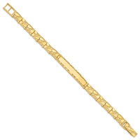 14k 7mm Nugget ID Bracelet