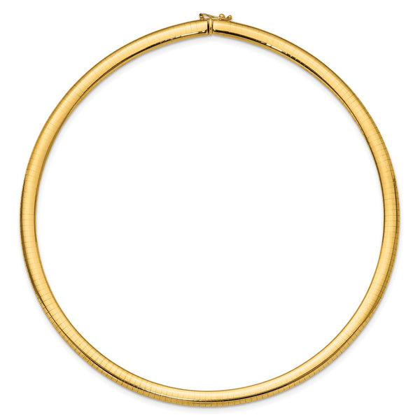 14k 6mm Lightweight Omega Necklace