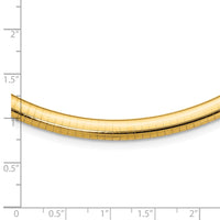 14k 6mm Lightweight Omega Necklace