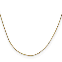 14k .5mm Octagonal Snake Chain