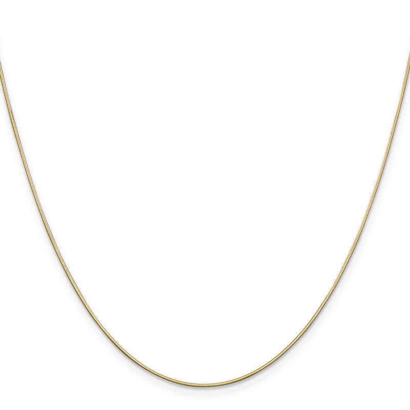 14k .6mm Octagonal Snake Chain
