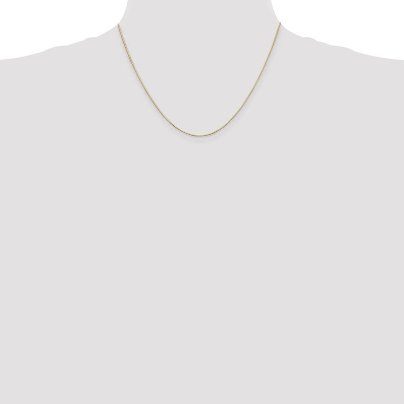 14k .6mm Octagonal Snake Chain