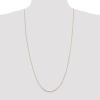 14k .9mm Octagonal Snake Chain