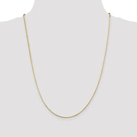 14k 1mm Octagonal Snake Chain