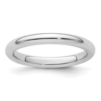Platinum 2.5mm Comfort-Fit Wedding Band