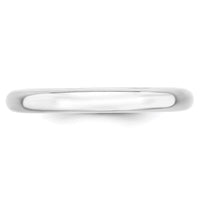 Platinum 3mm Comfort-Fit Wedding Band