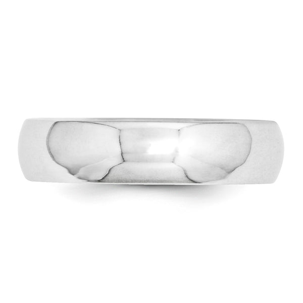 Platinum 5mm Comfort-Fit Wedding Band