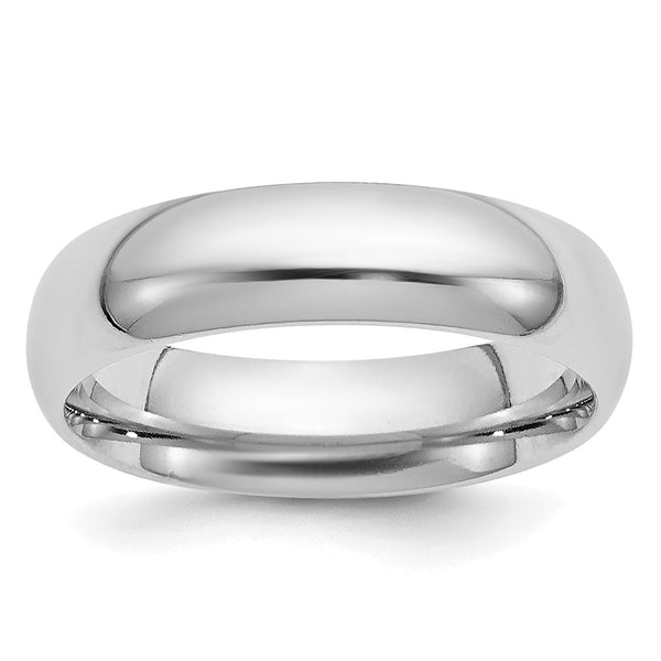 Platinum 5mm Comfort-Fit Wedding Band