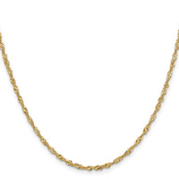 14k 2mm Singapore Chain