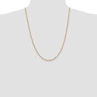 14k 2mm Singapore Chain