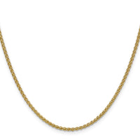 14k 2.1mm Spiga Chain