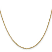 14k 1.8mm Forzantine Cable Chain