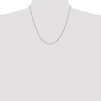 14k White Gold .95mm D/C Cable Chain
