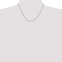 14k White Gold 1.65mm D/C Cable Chain