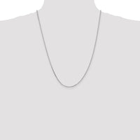 14k White Gold 1.65mm D/C Cable Chain