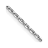 14k White Gold 1.65mm D/C Cable Chain