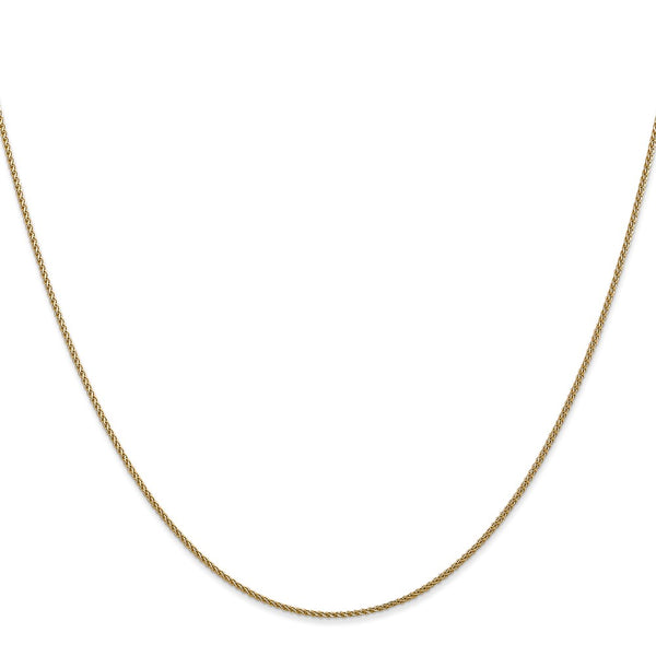 14k 1.05mm D/C Spiga with Lobster Clasp Chain