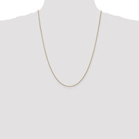 14k 1.05mm D/C Spiga with Lobster Clasp Chain
