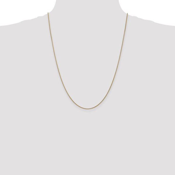 14k 1.05mm D/C Spiga with Lobster Clasp Chain