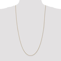 14k 1.05mm D/C Spiga with Lobster Clasp Chain