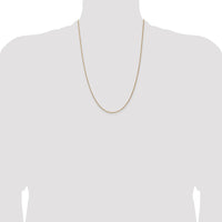 14k 1.25mm Spiga Chain