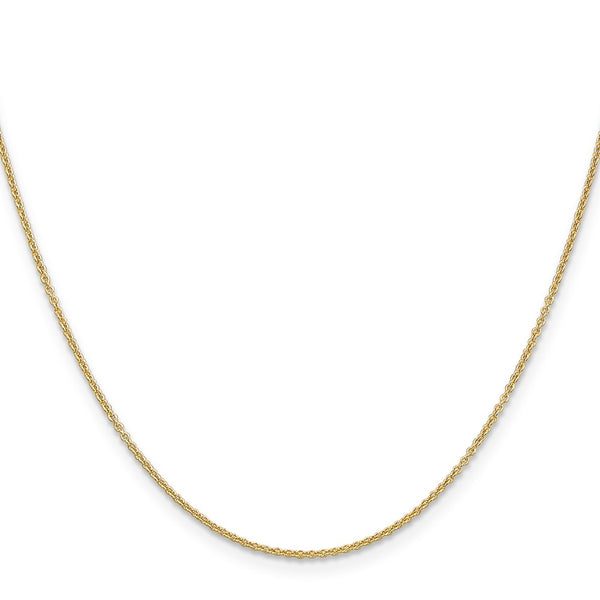 14k 1.2mm Cable Chain