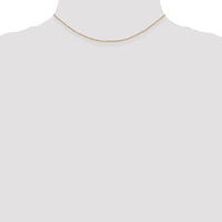 14k 1.2mm D/C Beaded Pendant Chain