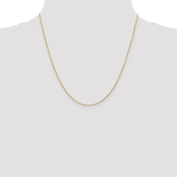 14k .9mm D/C Round Open Link Cable Chain