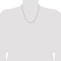 14k 1.5mm Cable Chain