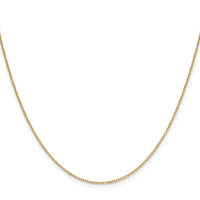 14k 1.0mm D/C Forzantine Cable Chain