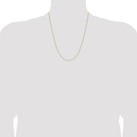 14k 1.0mm D/C Forzantine Cable Chain