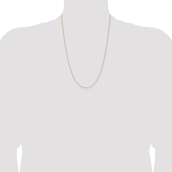 14k 1.0mm D/C Forzantine Cable Chain