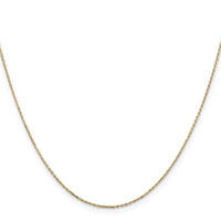 14k .8mm D/C Cable with Lobster Clasp Chain