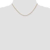 14k 1.5mm Lightweight Flat Anchor Link Pendant Chain