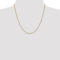 14k 1.5mm Lightweight Flat Anchor Link Pendant Chain