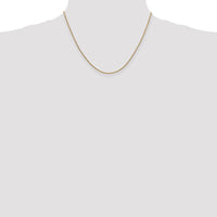 14k 1.4mm Round Open Link Cable Chain