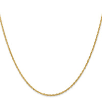 14k 1.3mm Heavy-Baby Rope Chain
