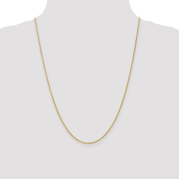 14k 1.3mm Heavy-Baby Rope Chain