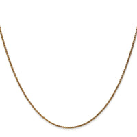 14k 1.25mm D/C Spiga Chain