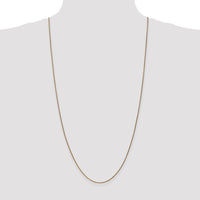 14k 1.25mm D/C Spiga Chain
