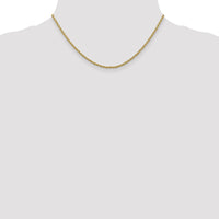 14k 2.25mm Parisian Wheat Chain