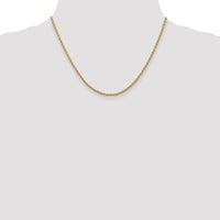 14k 2.25mm Parisian Wheat Chain