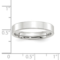 Platinum 4mm Flat Size 5.5 Wedding Band