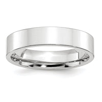 Platinum 5mm Flat Size 9 Wedding Band
