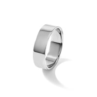 Platinum 6mm Flat Size 6 Wedding Band