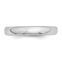 Platinum 3mm Half-Round Wedding Band