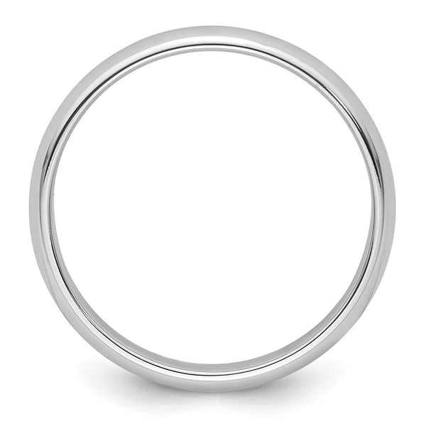Platinum 4mm Half-Round Wedding Band