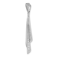 14k White Gold Fancy Diamond Pendant