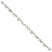 Sterling Silver Elephants Bracelet